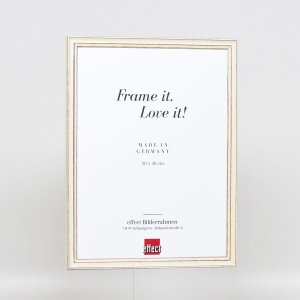Efektný drevený rám profil 38 biely 25x30 cm antireflexné sklo