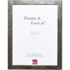 Efektný obrazový rám 2311 strieborný vysoký lesk 25x30 cm antireflexné sklo