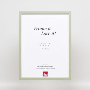 Efektný drevený rám profil 35 zelený 25x50 cm normálne sklo + dištančný rám