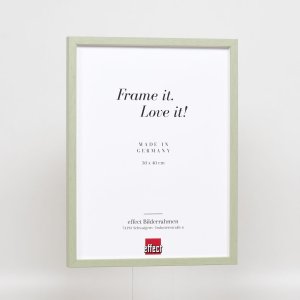 Efektný drevený rám profil 35 zelený 25x50 cm normálne sklo + dištančný rám