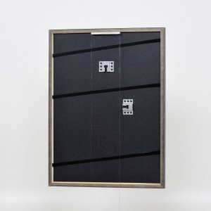 Efektný rám z masívneho dreva profil 25 sivý 25x60 cm antireflexné sklo