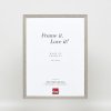 Efektný rám z masívneho dreva profil 25 sivý 25x60 cm antireflexné sklo