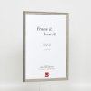 Efektný rám z masívneho dreva profil 25 sivý 25x60 cm antireflexné sklo