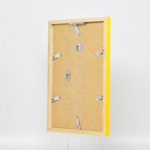 Drevený rám Top Cube 25x70 cm žlté antireflexné sklo