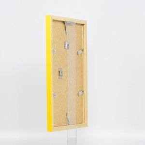 Drevený rám Top Cube 25x70 cm žlté antireflexné sklo