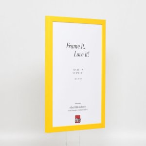 Drevený rám Top Cube 25x70 cm žlté antireflexné sklo