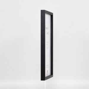 Efektný drevený rám profil 35 čierny 25x70 cm normálne sklo + dištančný rám