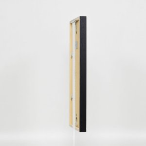 Efektný drevený rám profil 35 čierny 25x70 cm normálne sklo + dištančný rám