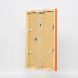 Drevený rám Top Cube 25x80 cm oranžové normálne sklo