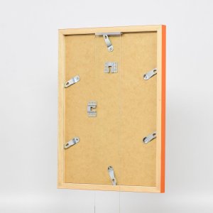 Drevený rám Top Cube 25x80 cm oranžové normálne sklo