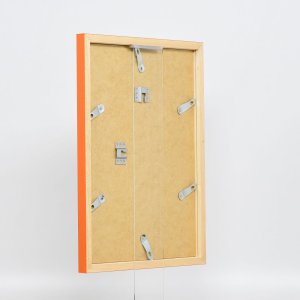 Drevený rám Top Cube 25x80 cm oranžové normálne sklo