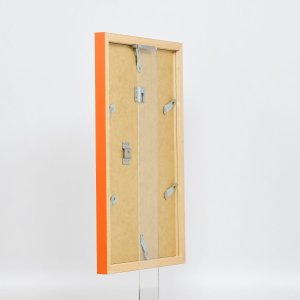Drevený rám Top Cube 25x80 cm oranžové normálne sklo