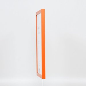 Drevený rám Top Cube 25x80 cm oranžové normálne sklo