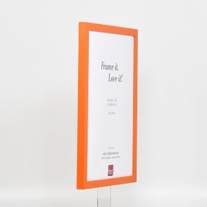 Drevený rám Top Cube 25x80 cm oranžové normálne sklo