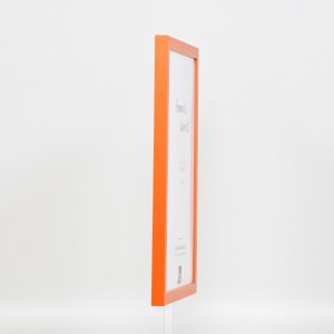 Drevený rám Top Cube 25x80 cm oranžové normálne sklo
