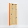 Drevený rám Top Cube 25x80 cm oranžové normálne sklo