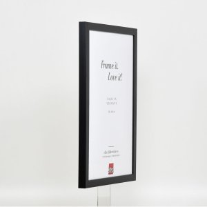 Drevený rám Top Cube 25x80 cm čierne antireflexné sklo