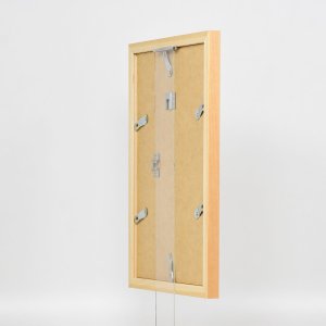 Efektný drevený rám Top N breza 25x80 cm antireflexné sklo