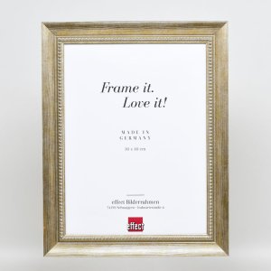 Efektný rám z masívneho dreva profil 28 zlatý 25x80 cm antireflexné sklo