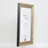 Efektný rám z masívneho dreva profil 28 zlatý 25x80 cm antireflexné sklo