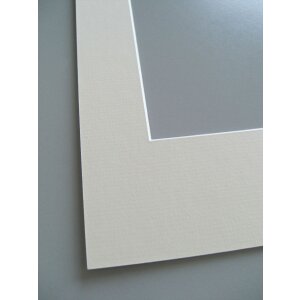 Walther passe-partout so skoseným rezom - 15x20 cm (10x15 cm) - krémová
