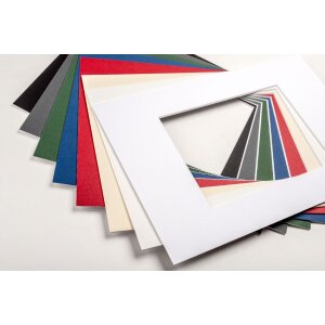 Walther passe-partout so skoseným rezom - 15x20 cm (10x15 cm) - krémová