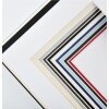 Walther passe-partout so skoseným rezom - 15x20 cm (10x15 cm) - krémová