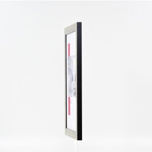 Efektný obrazový rám 2311 antická strieborná 27x48 cm antireflexné sklo