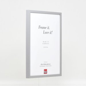 Efektný drevený rám profil 35 svetlosivý 28x35 cm antireflexné sklo