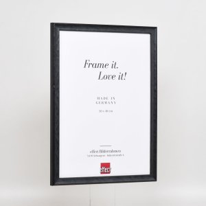 Efektný drevený rám profil 2070 antireflexné sklo 28x35 cm čierny