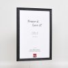 Efektný drevený rám profil 2070 antireflexné sklo 28x35 cm čierny