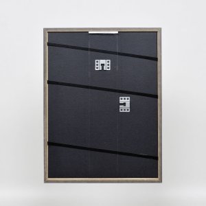 Efekt rám z masívneho dreva profil 25 orechová hnedá 29,7x42 cm číre sklo