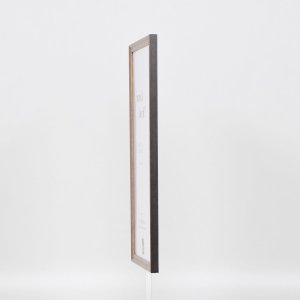 Efekt rám z masívneho dreva profil 25 orechová hnedá 29,7x42 cm číre sklo