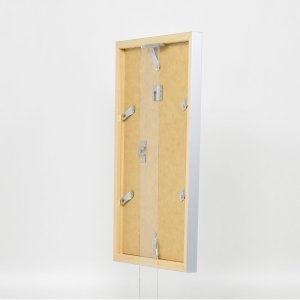 Drevený rám Top Cube 30x30 cm strieborný normálne sklo
