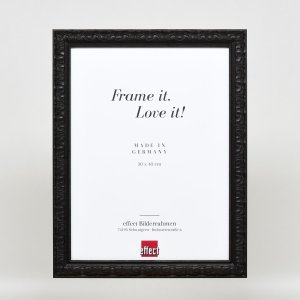 Efektný drevený rám profil 94 čierny 30x40 cm antireflexné sklo