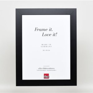 Efekt rám z masívneho dreva profil 30 čierny 30x45 cm antireflexné sklo