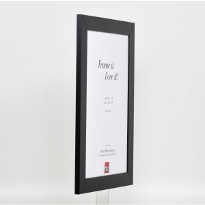 Efekt rám z masívneho dreva profil 30 čierny 30x45 cm antireflexné sklo