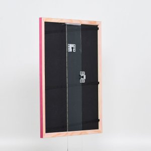 Efektný drevený rám profil 89 fialový 30,5x91,5 cm akrylové sklo