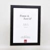 Efektný rám 2311 čierny 30,5x91,5 cm antireflexné sklo