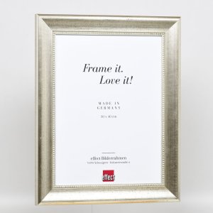 Efektný drevený rám profil 95 strieborný 30,5x91,5 cm antireflexné sklo