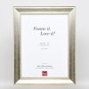 Efektný drevený rám profil 95 strieborný 30,5x91,5 cm antireflexné sklo