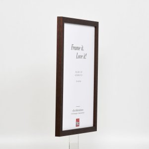 Efekt drevený rám profil 33 wenge 30,5x91,5 cm múzejné sklo