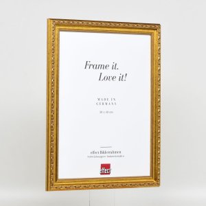 Efekt drevený barokový rám profil 37 starožitné zlato 30,5x91,5 cm múzejné sklo