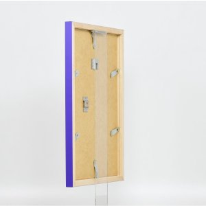 Drevený rám Top Cube 35x100 cm fialové antireflexné sklo