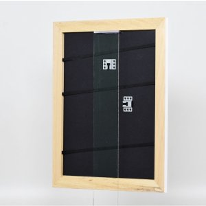 Efekt rám z masívneho dreva profil 30 biely 35x100 cm akrylové sklo