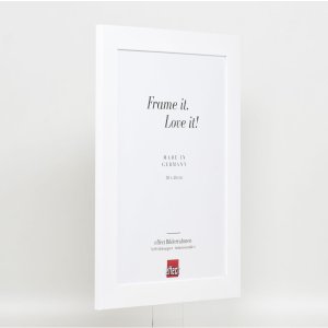 Efekt rám z masívneho dreva profil 30 biely 35x100 cm akrylové sklo