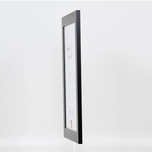 Efekt rám z masívneho dreva profil 30 čierny 35x100 cm múzejné sklo