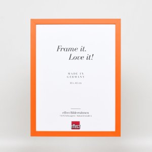 Drevený rám Top Cube 35x50 cm oranžové normálne sklo