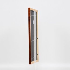 Efekt drevený rám profil 89 tmavo hnedý 40x50 cm normálne sklo