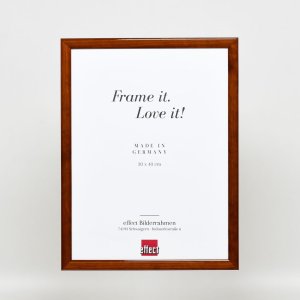 Efekt drevený rám profil 89 tmavo hnedý 40x50 cm normálne sklo